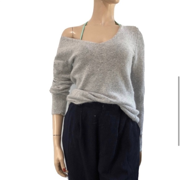 marisa christina sweater V-neck gray  size:S - Picture 1 of 13